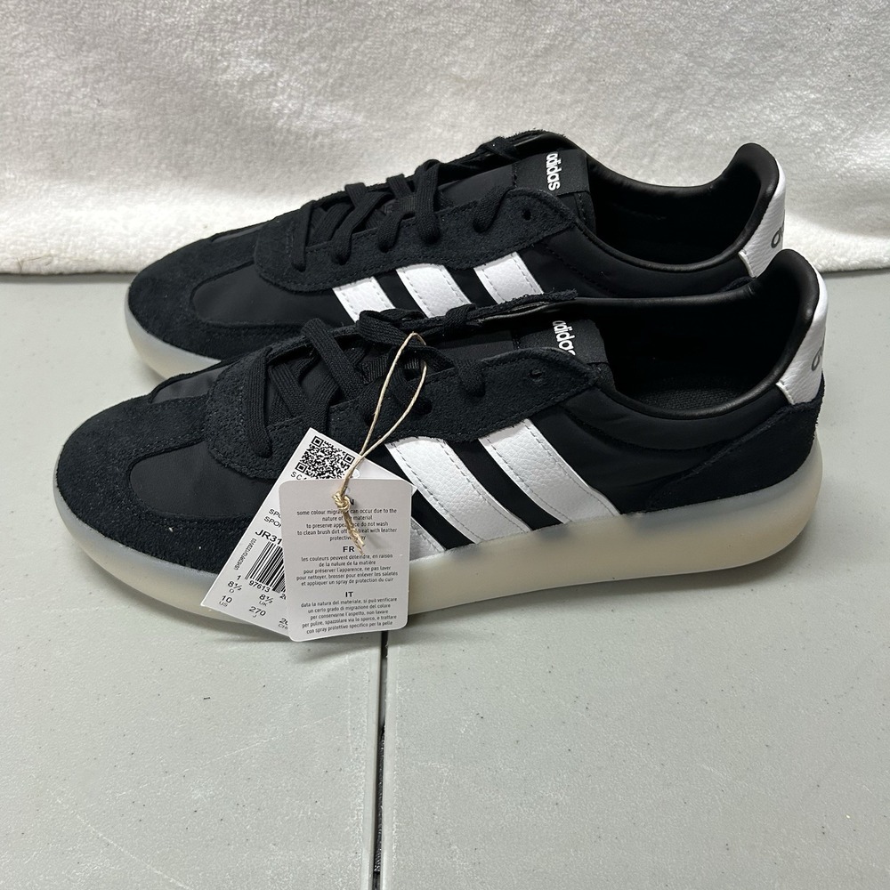 Adidas Womens Size 10 Black White Barreda Decode Athletic Shoes